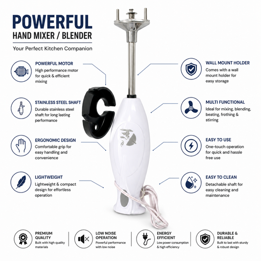 Hand Blender with Stand – Electric Immersion Blender