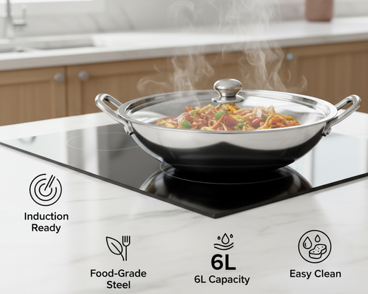 Born Chef Kadai Benefits Infographic