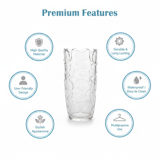 Crystal Glass Vase - Premium Amazon Infographic