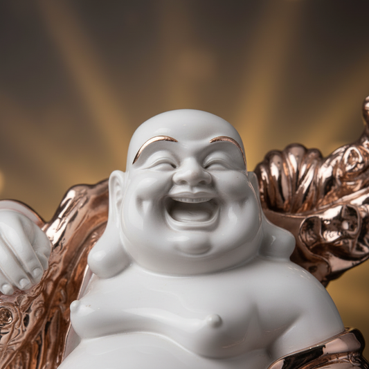 Laughing Buddha - Face Close-up