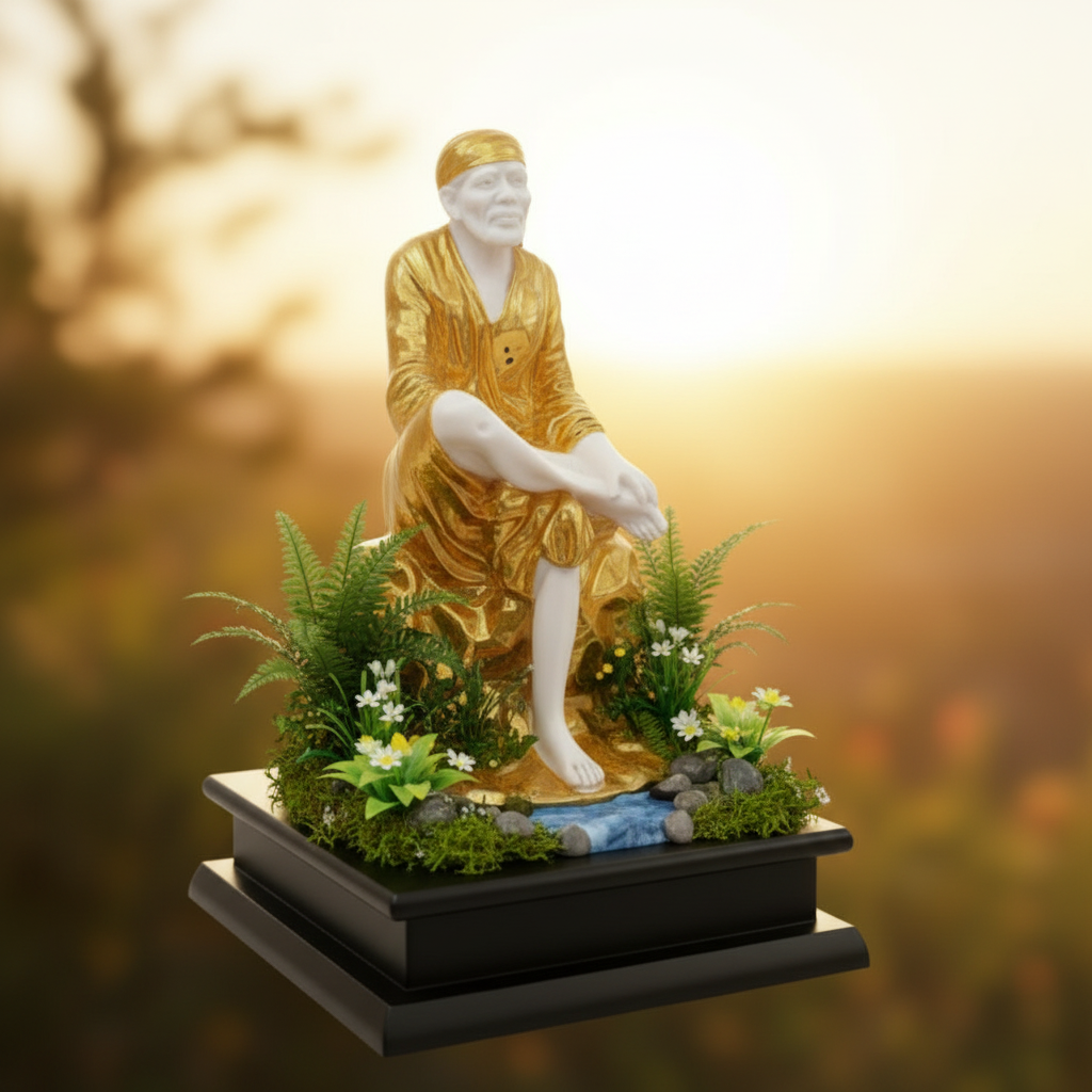 Sai Baba Statue – 3/4 Angle View