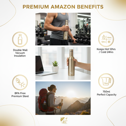 Water Bottle Benefits Infographic