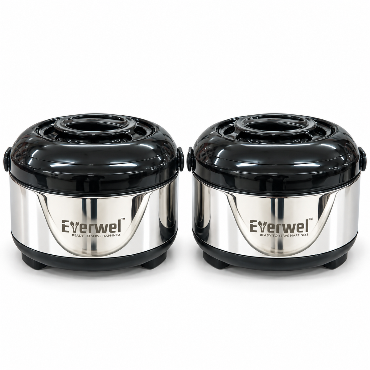 Everwel 2-Piece Insulated Casserole Set, 2000 ml Each