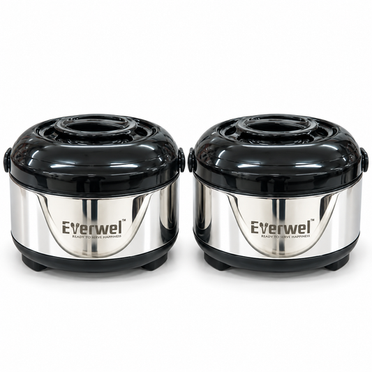 Everwel 2-Piece Insulated Casserole Set, 2000 ml Each
