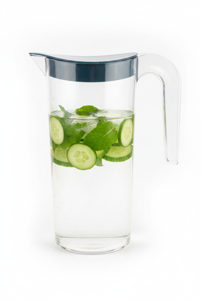 Apex Crystal Premium Jug | 1500ml | Unbreakable | Food Grade | Wide Mouth