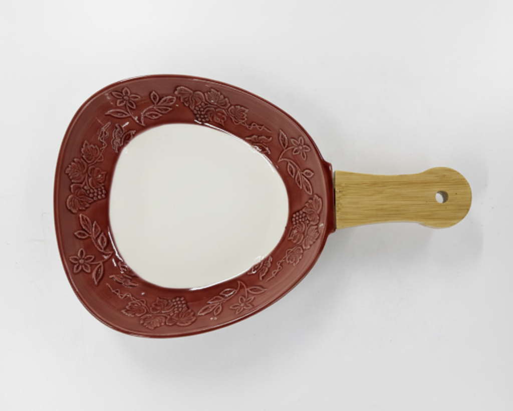Fusion Ceramic Snack Dish - Real Product Photo