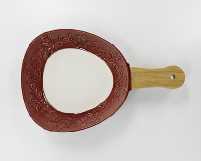 Fusion Ceramic Snack Dish - Real Product Photo