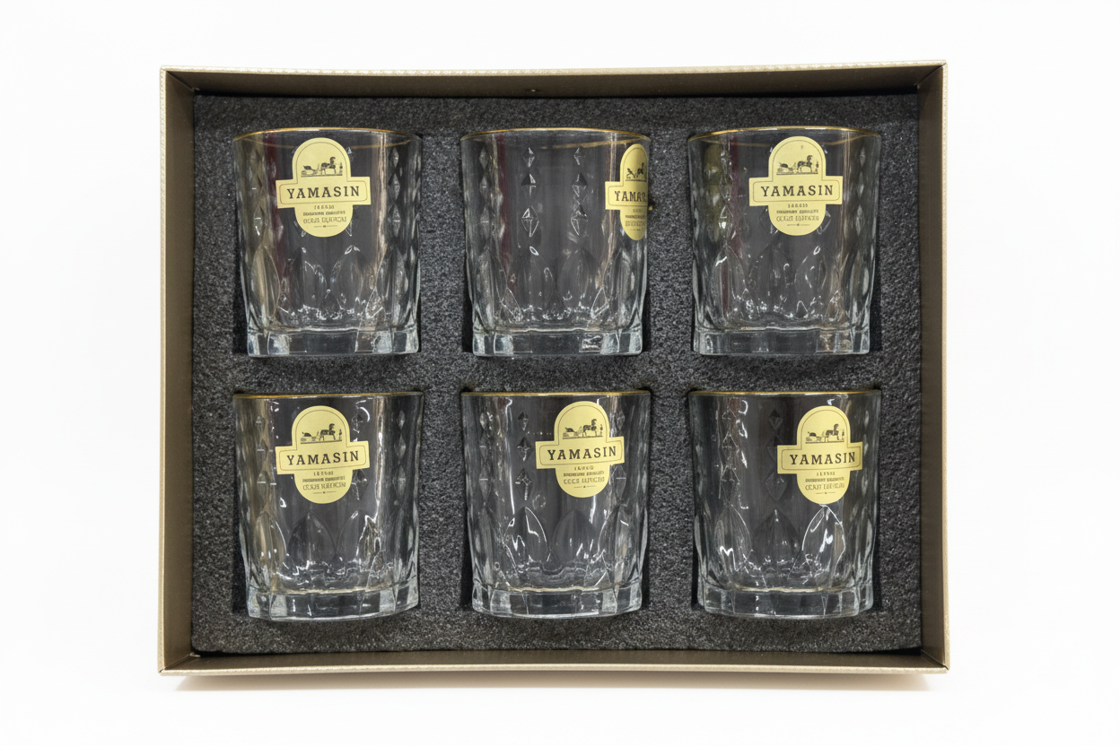 Yamasin Whisky Glass Set - 6 Pcs in Gift Box