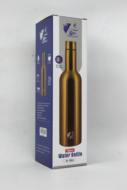 Stainless Steel Water Bottle | Golden | BC-9004