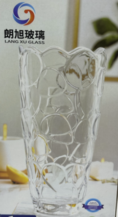 Lang Xu Crystal Glass Vase – Bubble Texture Design | Living Home