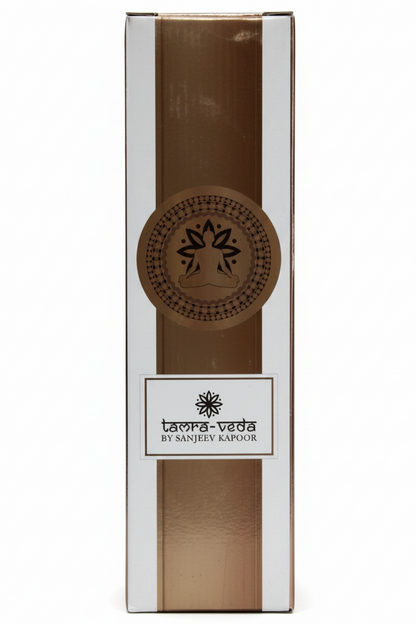 Tamra-Veda by Sanjeev Kapoor Handmade Copper Bottle – Intricate Floral Engraving | Ayurvedic Copper Water Bottle