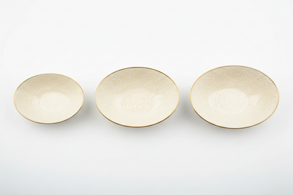 Born Chef 33 Pcs Dinner Set with Gold Line