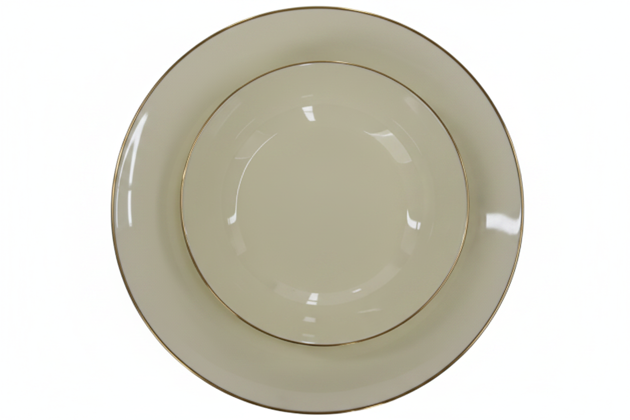 Born Chef 33 Pcs Dinner Set with Gold Line