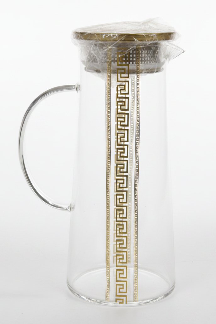 Born Chef Glassware BC-2047 7 PCS High Borosilicate Glass Set 1500ml Jug + 6x270ml Glasses