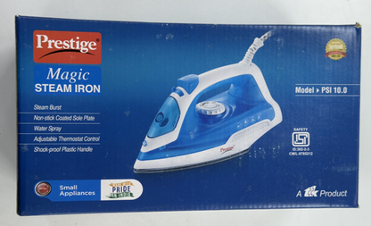 Prestige Magic Steam Iron PSI 10.0 | Steam Burst | Non-stick Sole Plate | 1250W