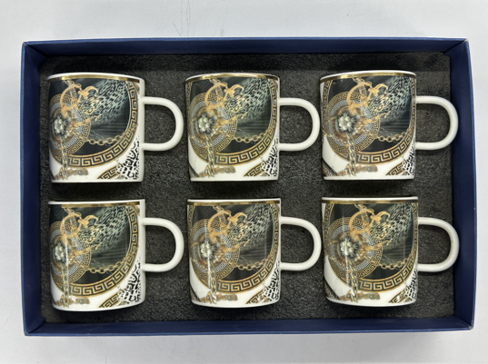BORN Chef Set of 6 Mugs in Box Original