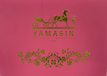 Yamasin Premium Whisky Glass Set | 6 Pcs | Diamond Cut Crystal | Japan Gold Edition | Gift Box