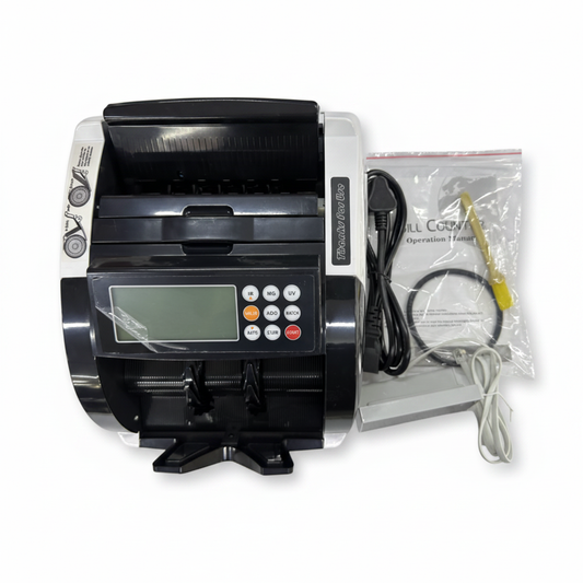 Bill Counter Machine White Background