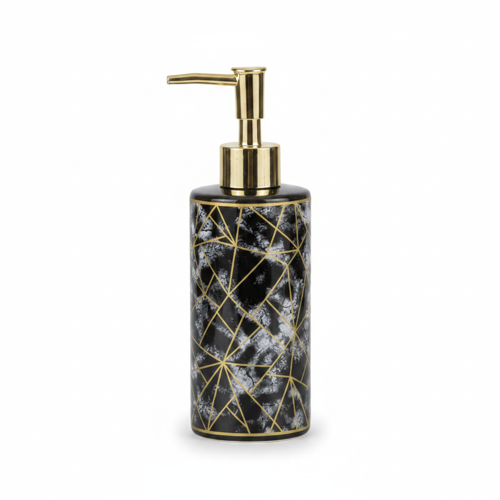 Black Gold Soap Dispenser - Hero
