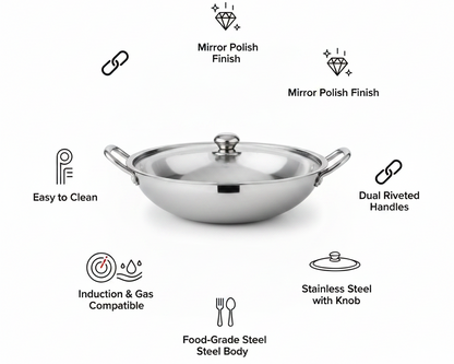 Born Chef Kadai Features Infographic