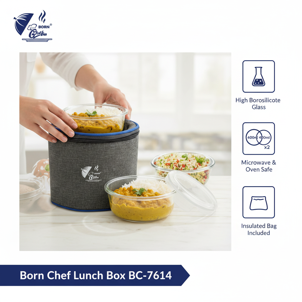 Born Chef Lunch Box Benefits Infographic