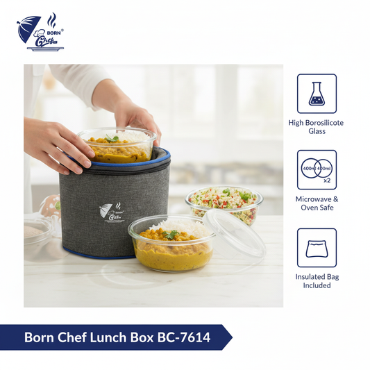 Born Chef Lunch Box Benefits Infographic