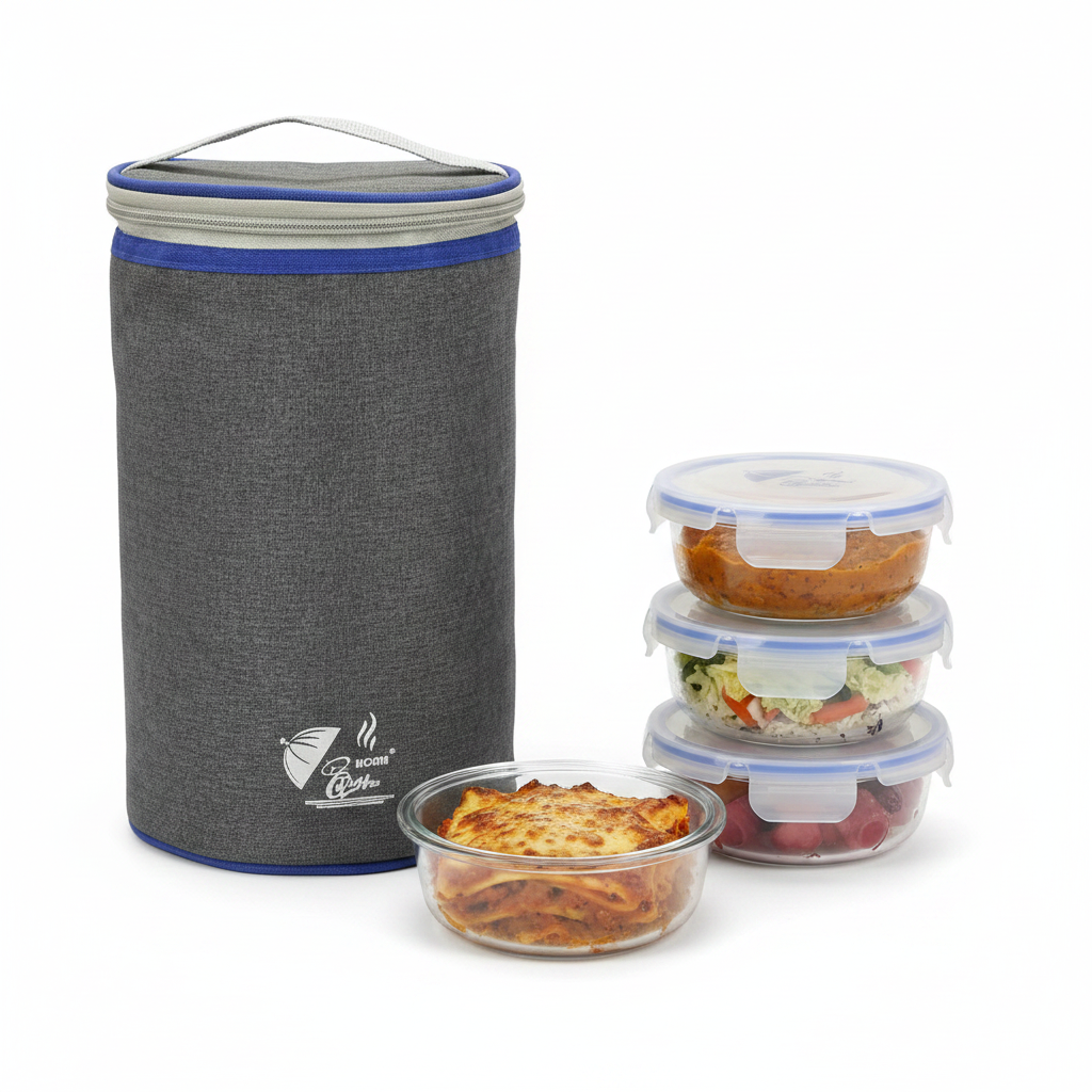 Born Chef Lunch Box Set with Insulation Bag