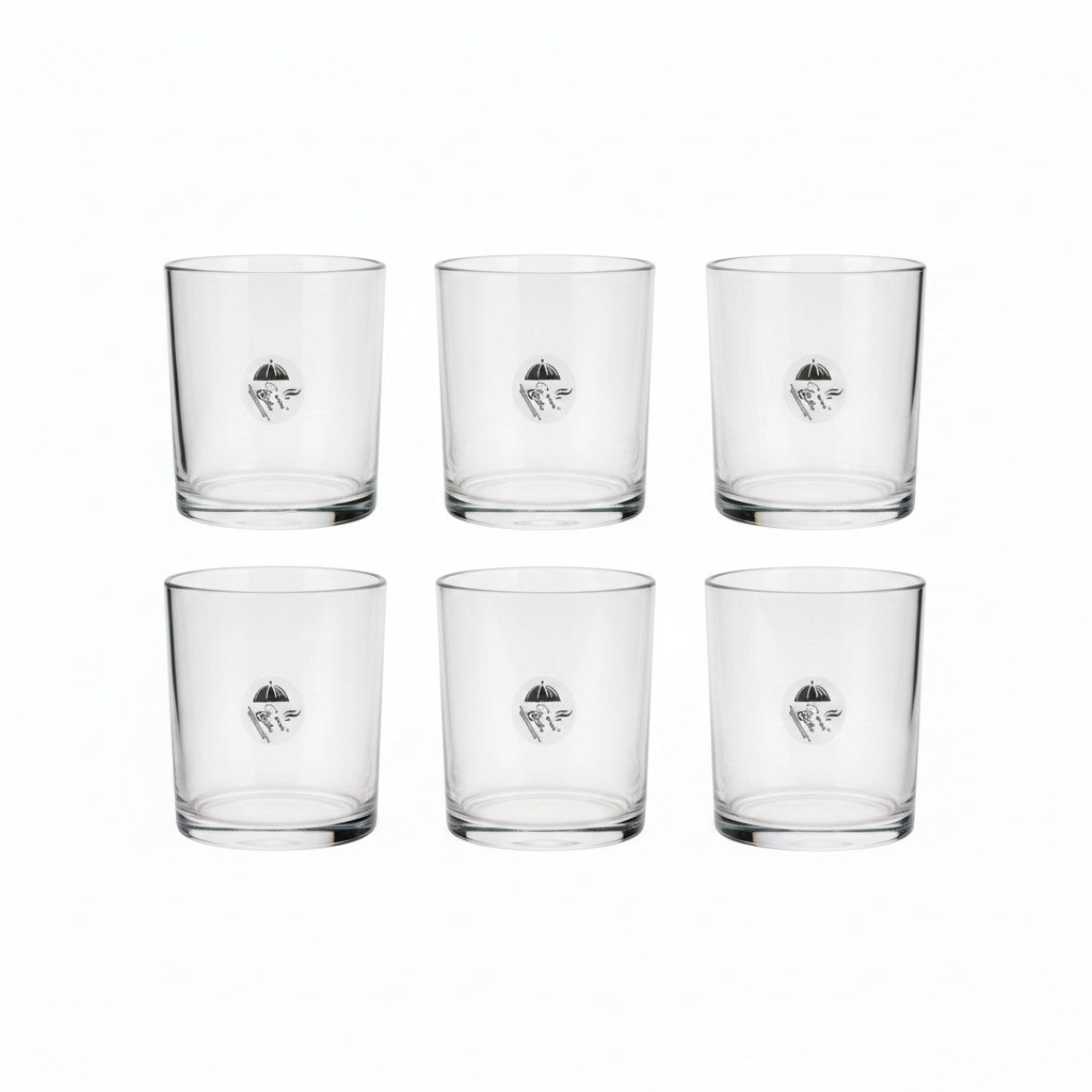 Born Glass Tumblers - Front View