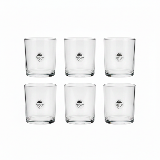Born Glass Tumblers - Front View