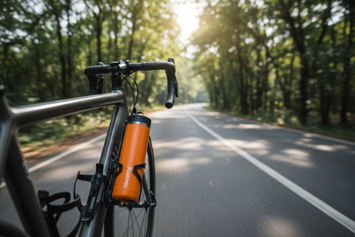 Bottle in bicycle holder