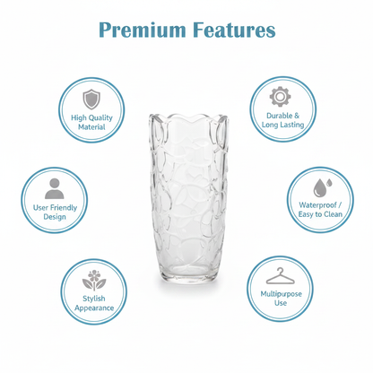 Crystal Glass Vase - Premium Amazon Infographic