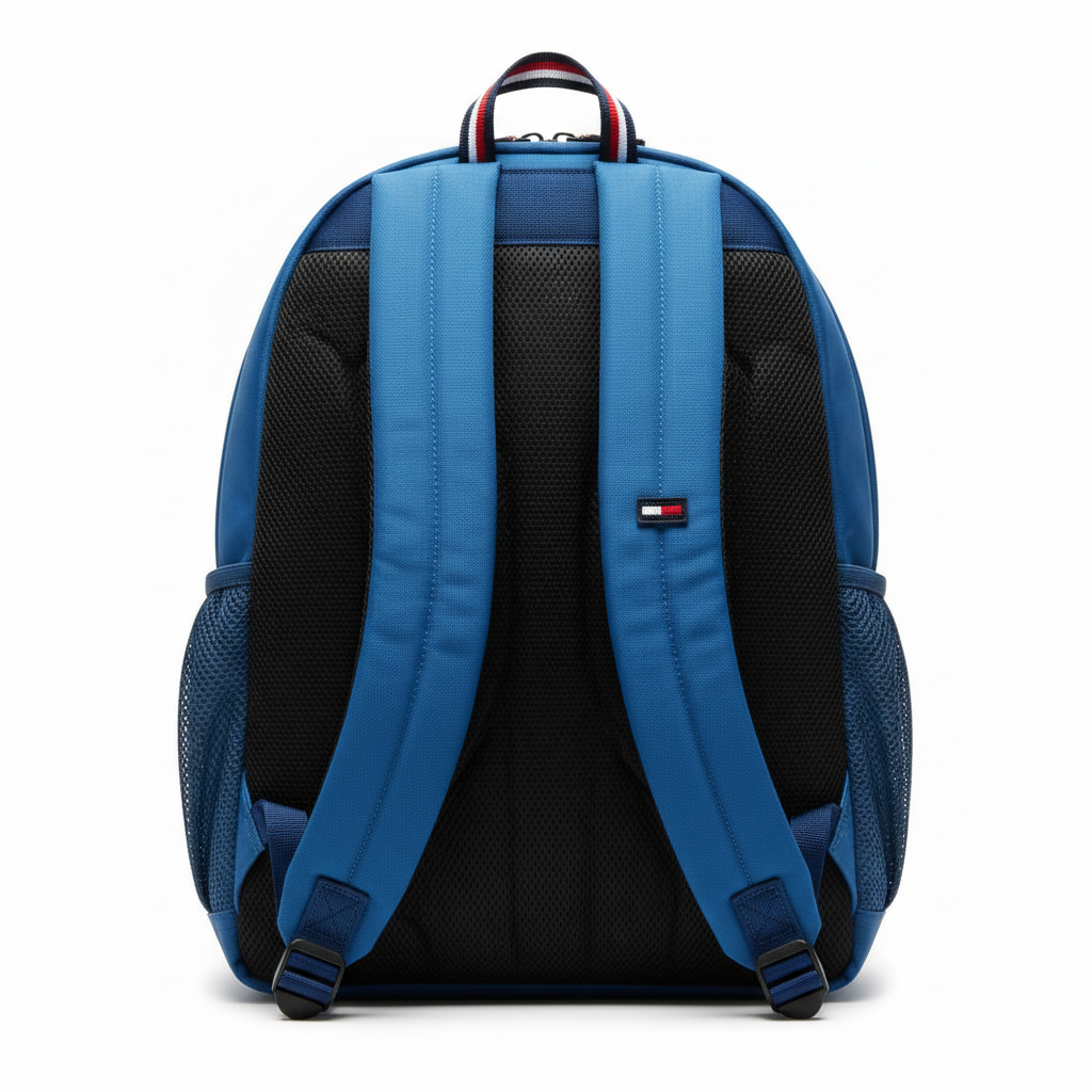 Dark Blue Backpack Back