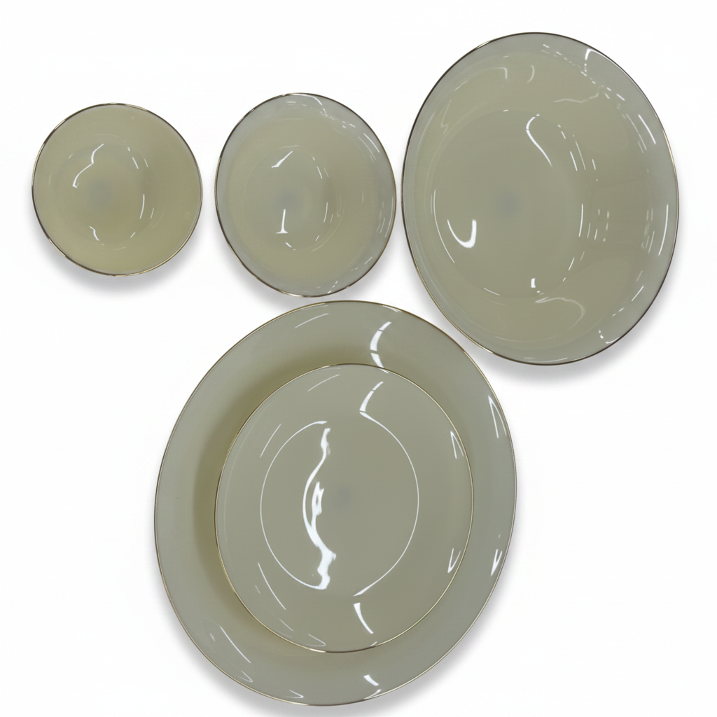 Dinnerware Set White Background