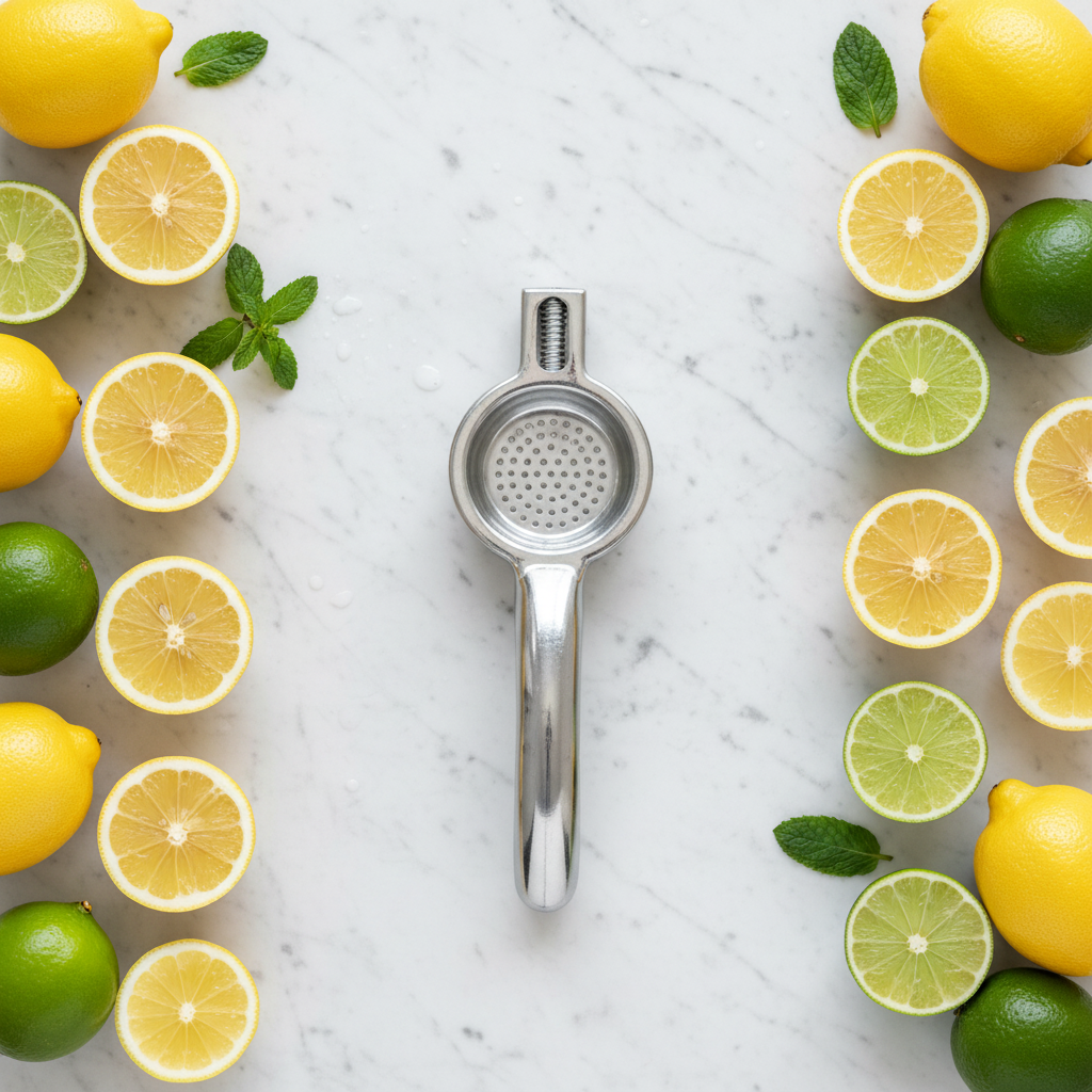 Flat Lay with Lemons