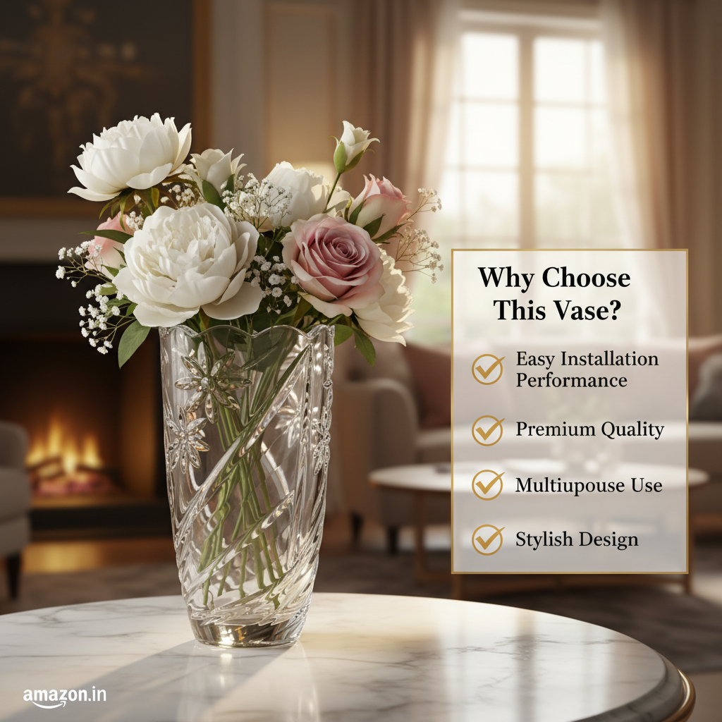 Floral Cut Glass Vase - Why Choose Benefits Image
