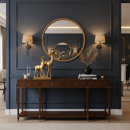 Gold Deer Family Figurine - Lifestyle Shot