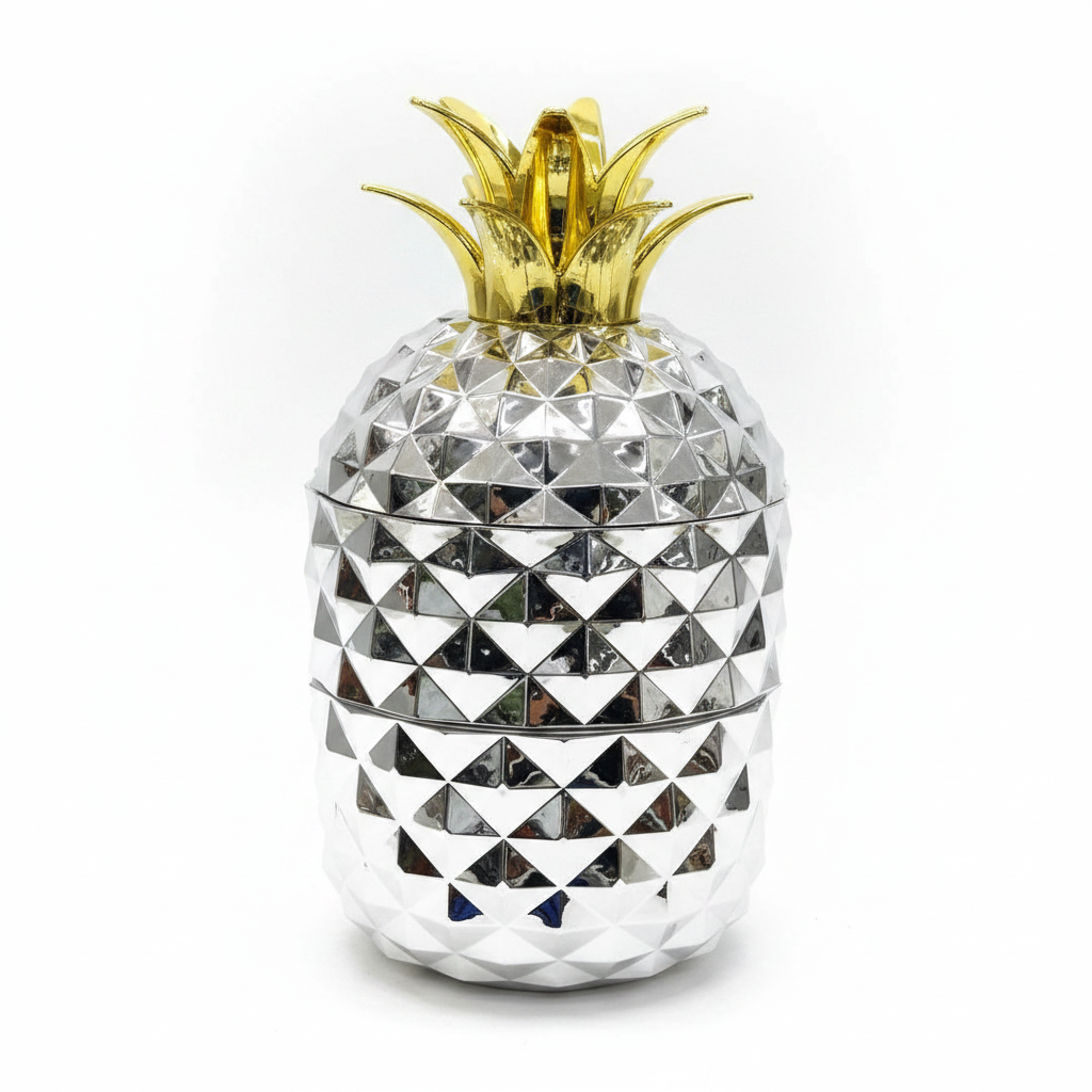 Pineapple Ice Bucket - Three-Quarter Angle