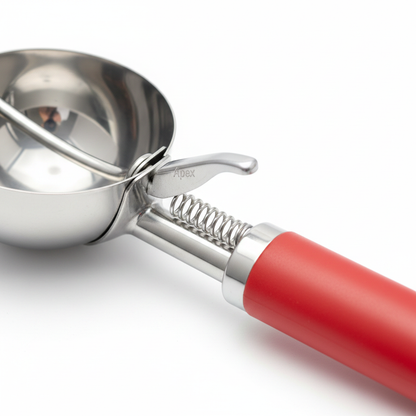Apex Ice Cream Scooper - Spring Mechanism Close-up