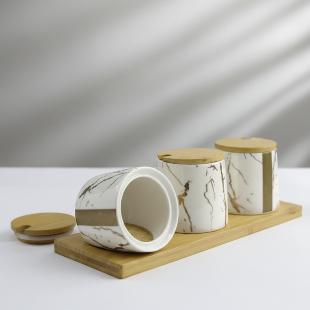 Yamasin Spice Set - Side Angle Open Jar