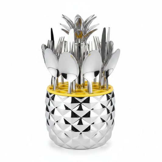 Pineapple Cutlery Set - Side Profile