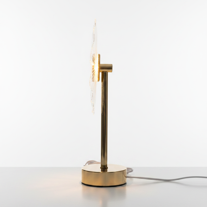 3D Acrylic Flower Lamp - Side Angle View