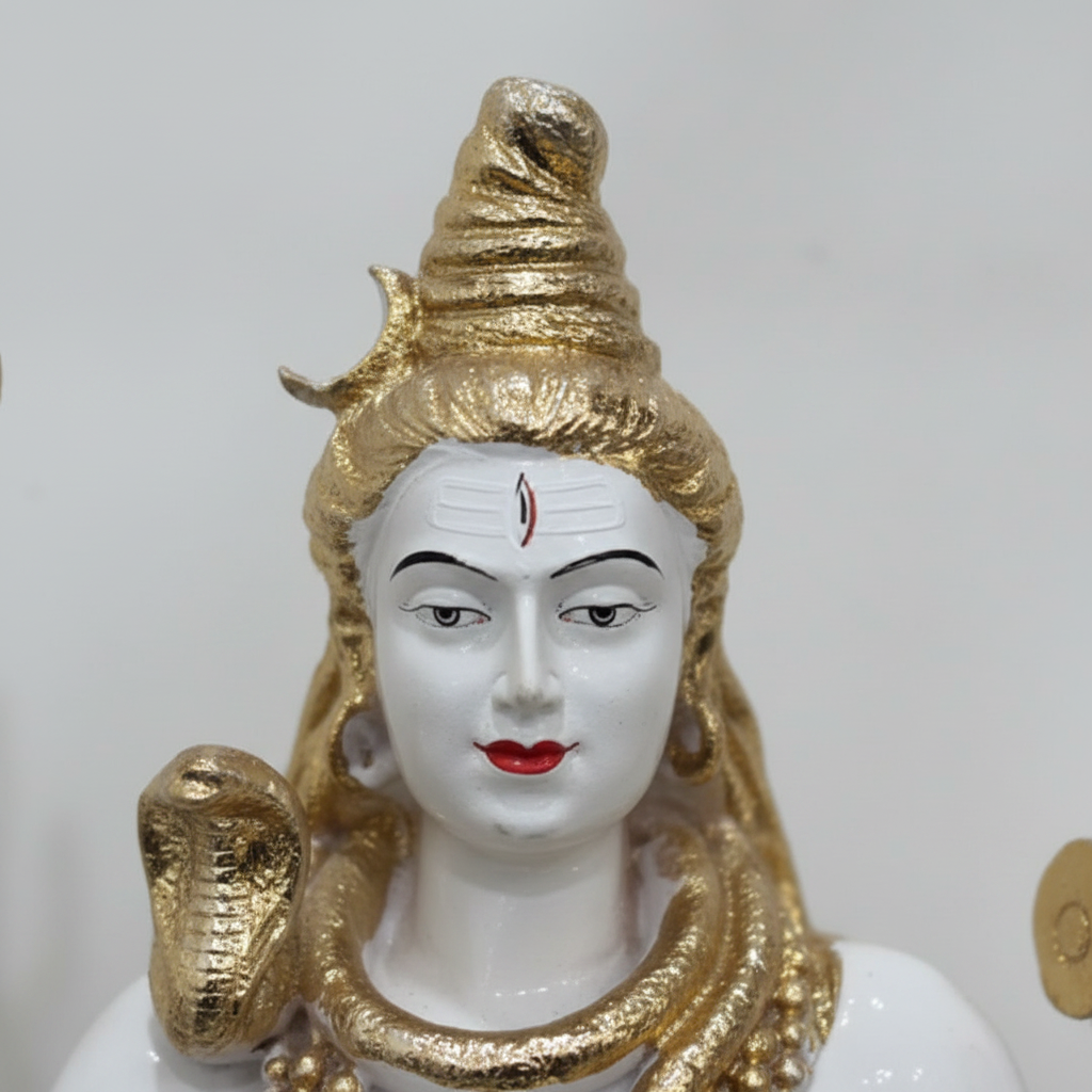 Shiva Idol Face Close-up