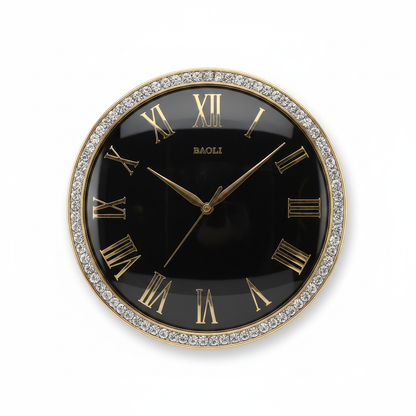 Baoli Oval Wall Clock - Front View