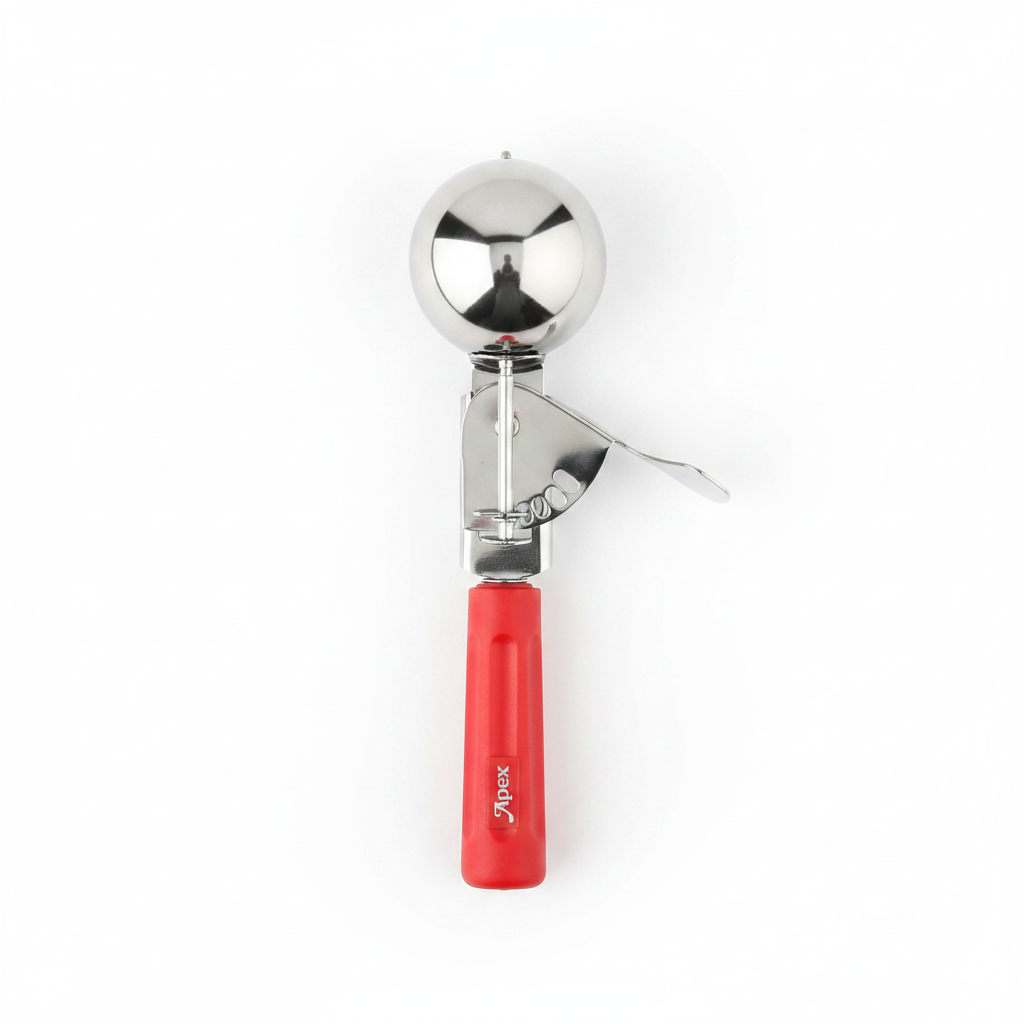 Apex Ice Cream Scooper - Flat Lay Top View