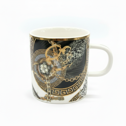 BORN Chef Luxury Mug Front View White Background
