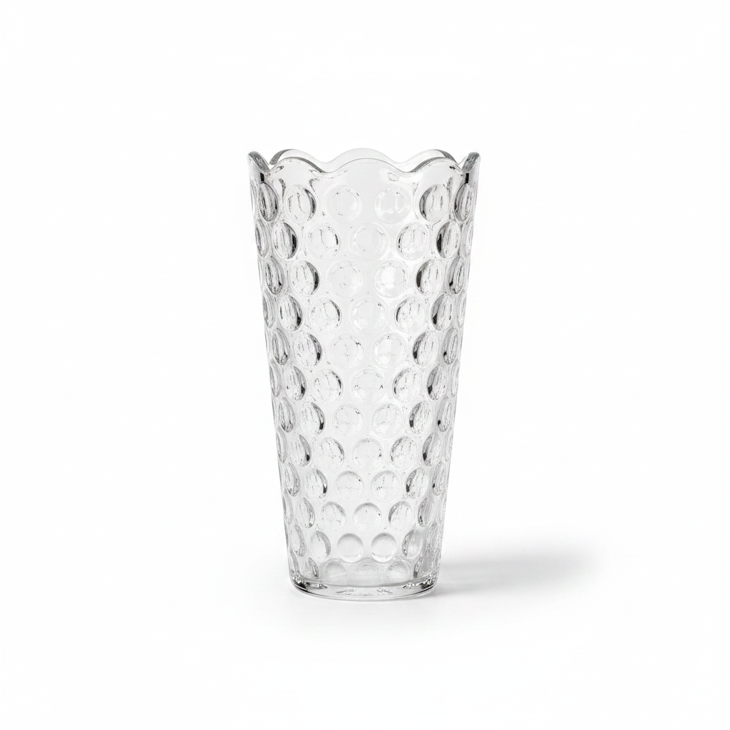 Lang Xu Crystal Glass Vase – White Background Hero Image