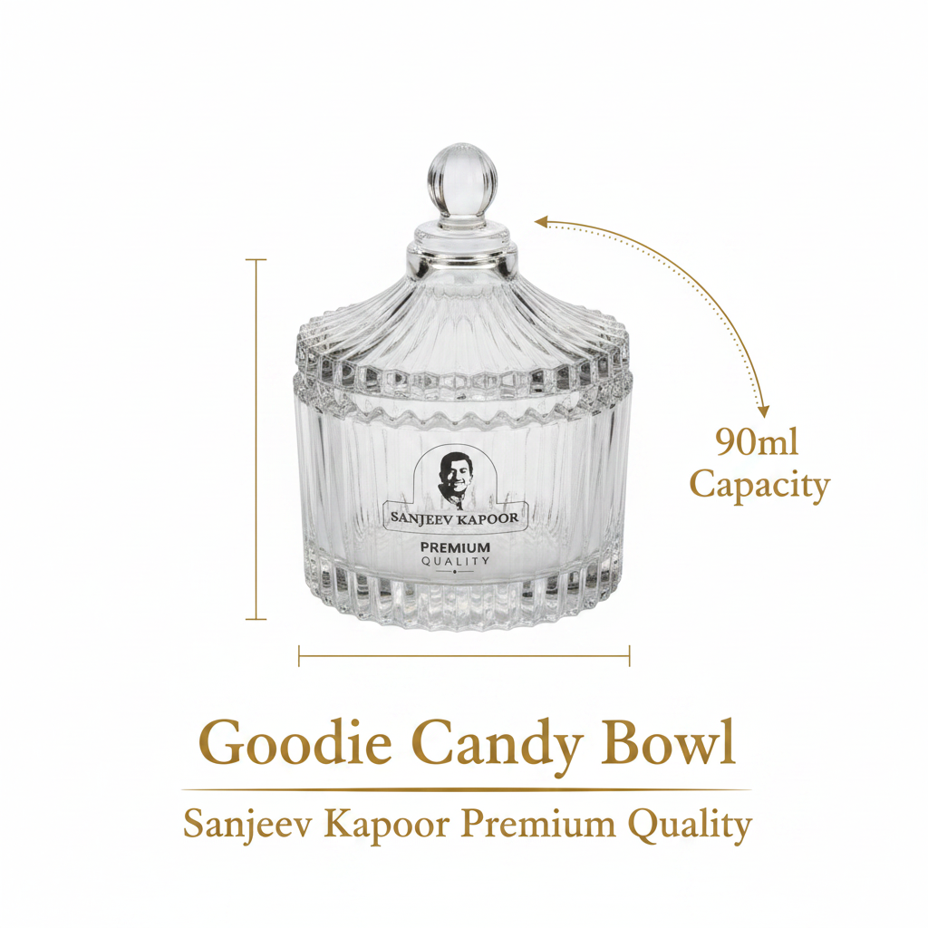 Sanjeev Kapoor Goodie Candy Bowl - Size Chart 90ml