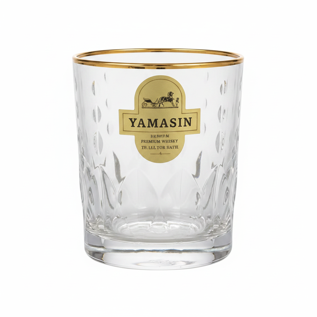 Yamasin Whisky Glass - Single Piece Front View