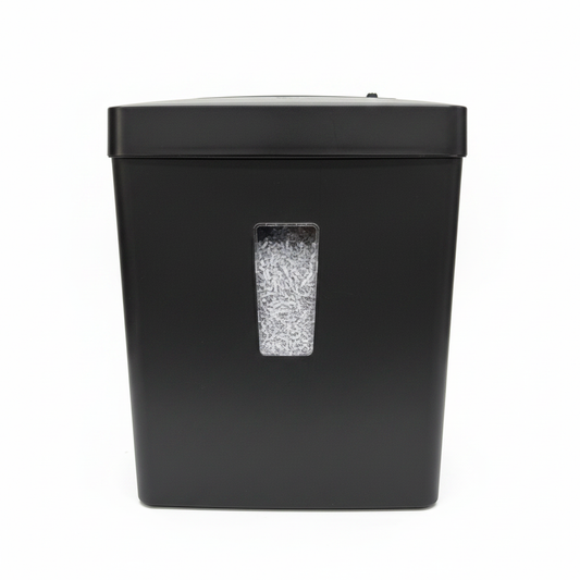 Paper Shredder Machine - Side Profile