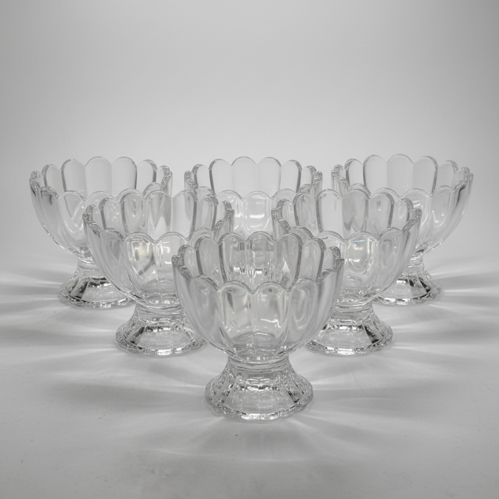 Rohn Ice Cream Cup Set of 6 - Front View White Background
